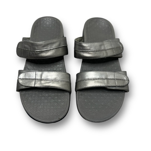 Vionic Women's Orthaheel Technology Women's Shore Slide, Pewter, 9 B(M) US - Picture 1 of 5